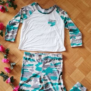 Camo pj's set